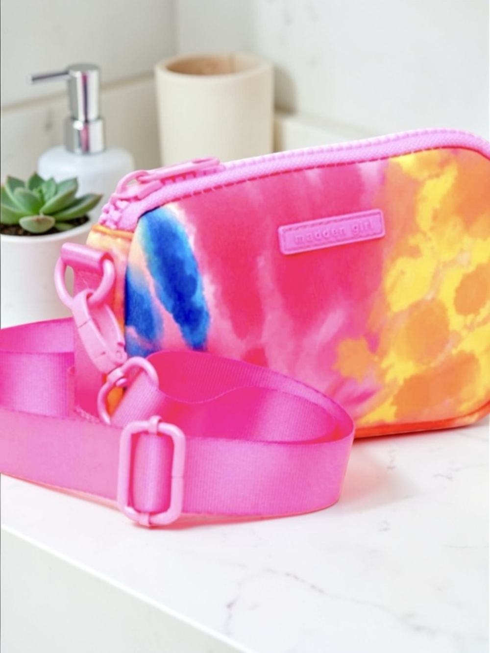 Madden Girl Neoprene Camera Tech Crossbody Case NWT
